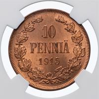 10 пенни 1915 года  Для Финляндии