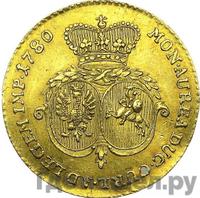 Дукат 1780 года  Петр Брион