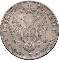 10 злотых 1823 года IВ Для Польши