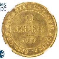 10 марок 1913 года S Для Финляндии