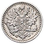 25 пенни 1869 года S Для Финляндии