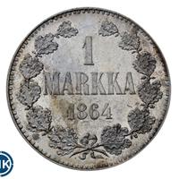 1 марка 1864 года S Для Финляндии