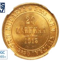 20 марок 1913 года S Для Финляндии