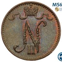 1 пенни 1912 года  Для Финляндии