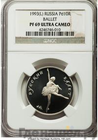 10 рублей 1993 года ЛМД Палладий