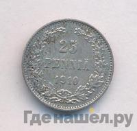 25 пенни 1910 года L Для Финляндии