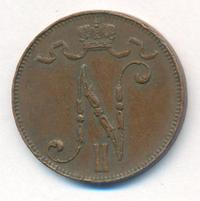 5 пенни 1912 года  Для Финляндии