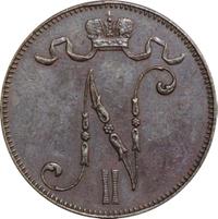 5 пенни 1899 года  Для Финляндии