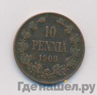 10 пенни 1909 года  Для Финляндии