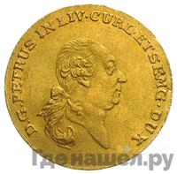 Дукат 1780 года  Петр Брион