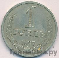 1 рубль 1987 года