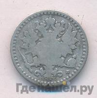 25 пенни 1865 года S Для Финляндии