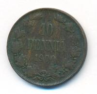 10 пенни 1900 года  Для Финляндии