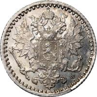 25 пенни 1866 года S Для Финляндии