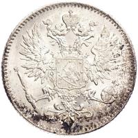 50 пенни 1916 года S Для Финляндии