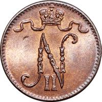 1 пенни 1912 года  Для Финляндии