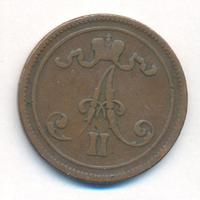 10 пенни 1866 года  Для Финляндии