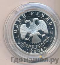 1 рубль 2005 года СПМД