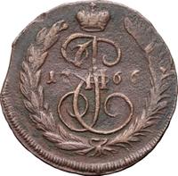1 копейка 1766 года