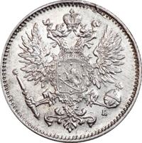 50 пенни 1911 года L Для Финляндии