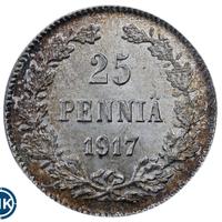 25 пенни 1917 года