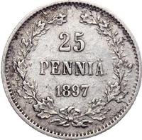 25 пенни 1897 года L Для Финляндии