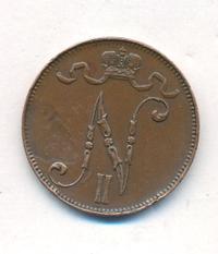 5 пенни 1913 года  Для Финляндии