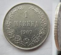 50 пенни 1907 года L Для Финляндии