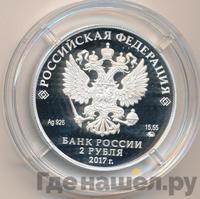 2 рубля 2017 года ММД