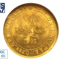 10 марок 1913 года S Для Финляндии