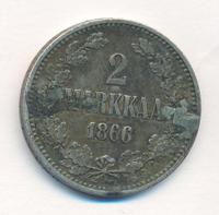 2 марки 1866 года S Для Финляндии