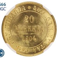 20 марок 1904 года L Для Финляндии