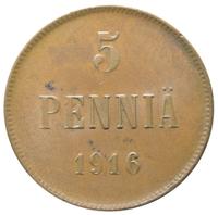 5 пенни 1916 года  Для Финляндии