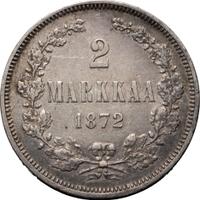2 марки 1872 года S Для Финляндии
