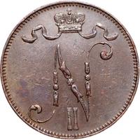5 пенни 1906 года  Для Финляндии
