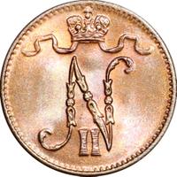 1 пенни 1916 года  Для Финляндии