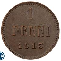 1 пенни 1913 года  Для Финляндии