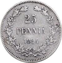 25 пенни 1894 года L Для Финляндии