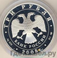 3 рубля 2005 года СПМД