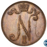 5 пенни 1901 года  Для Финляндии
