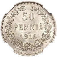 50 пенни 1916 года S Для Финляндии