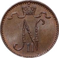 1 пенни 1899 года  Для Финляндии