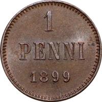 1 пенни 1899 года  Для Финляндии