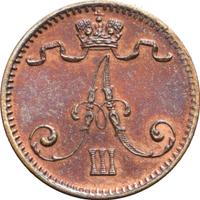 1 пенни 1882 года  Для Финляндии