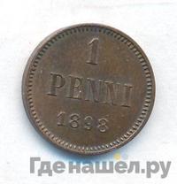 1 пенни 1898 года  Для Финляндии