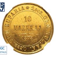 10 марок 1878 года S Для Финляндии