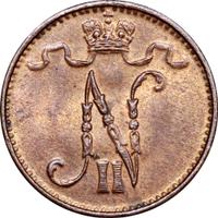 1 пенни 1914 года  Для Финляндии