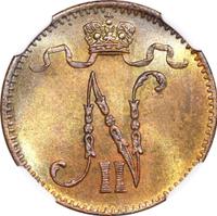 1 пенни 1906 года  Для Финляндии