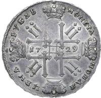 1 рубль 1729 года