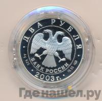 2 рубля 2003 года СПМД